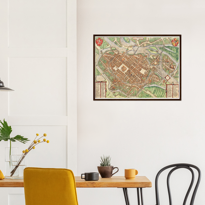 Historical city map  Test product horizontal 3 sizes