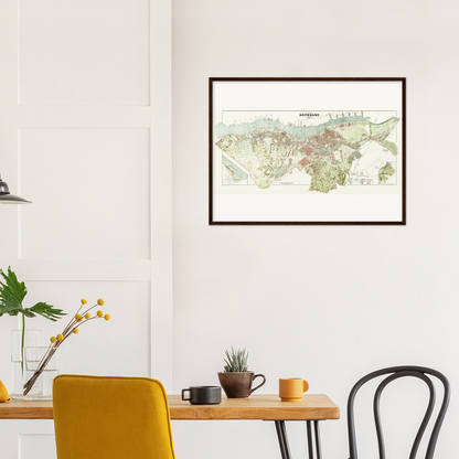 Historical city map  Test product horizontal 3 sizes