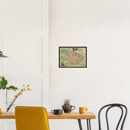 Historical city map  Test product horizontal 3 sizes