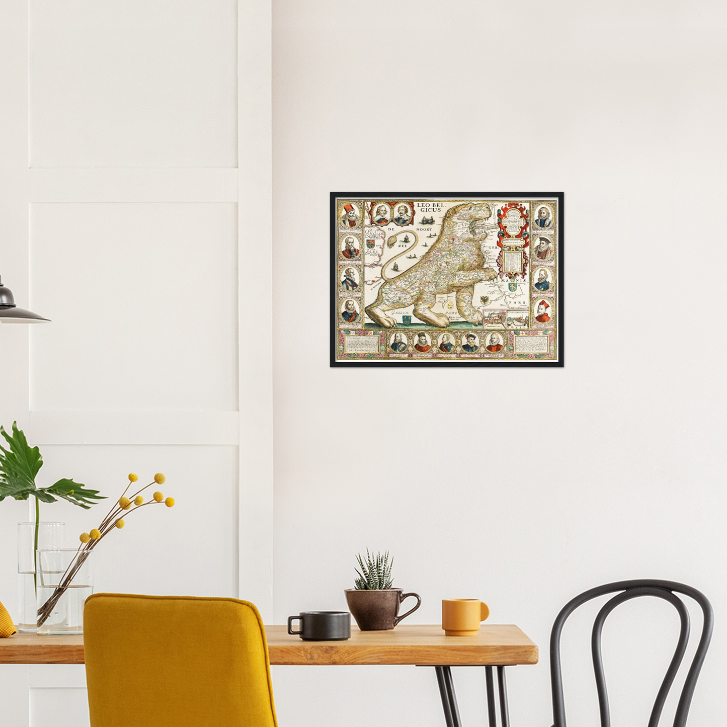 Historical city map  Test product horizontal 3 sizes