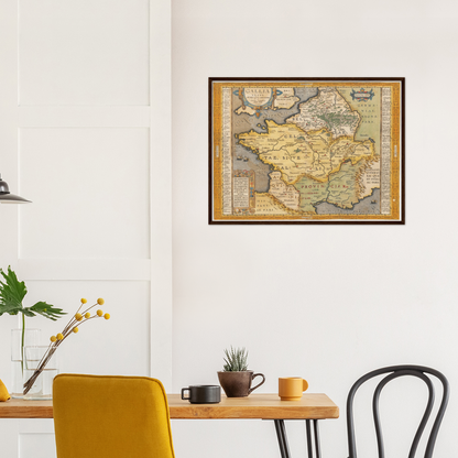 Historische Landkarte Historisches Gallien um 1609