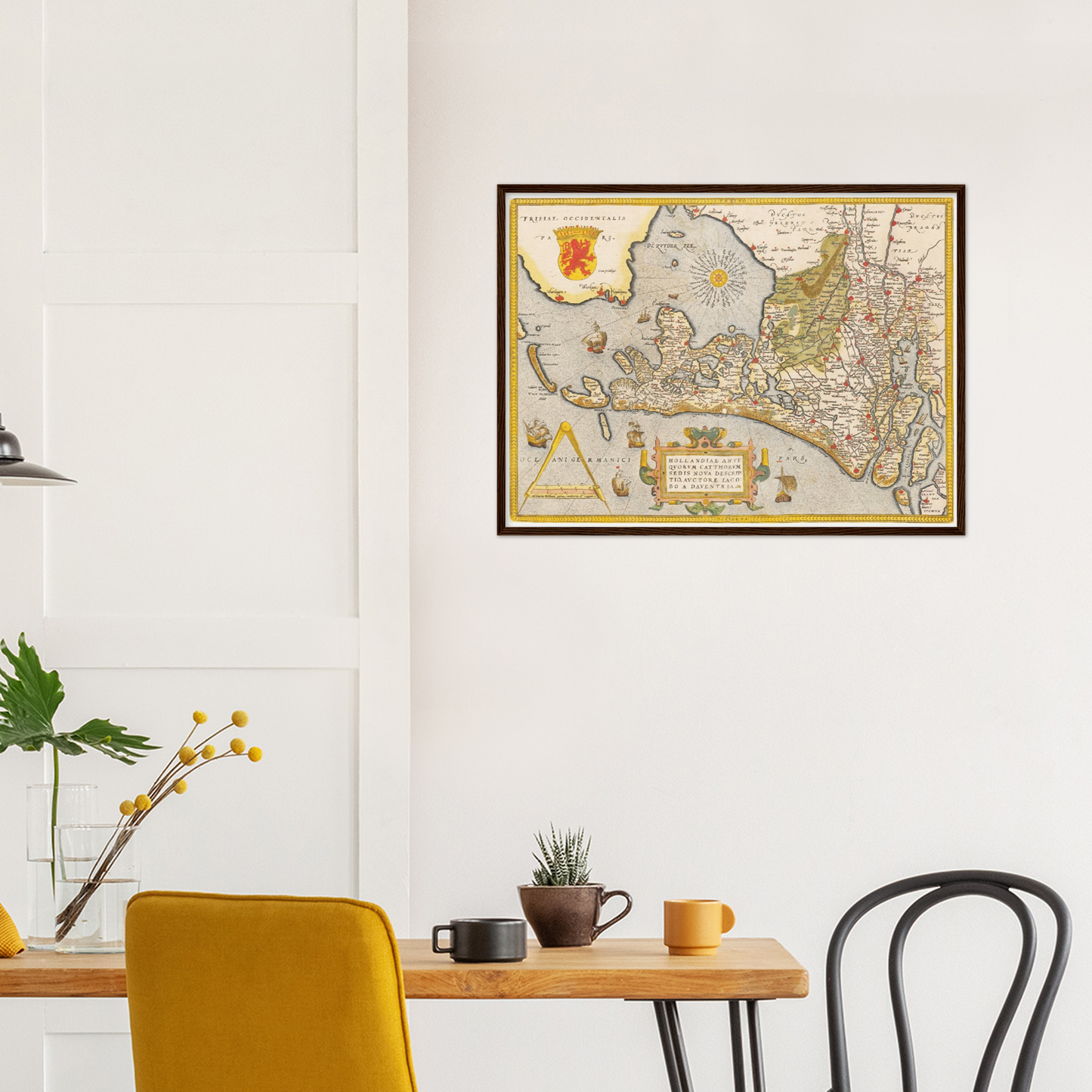 Historical city map  Test product horizontal 3 sizes