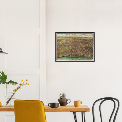 Historical city map  Test product horizontal 3 sizes