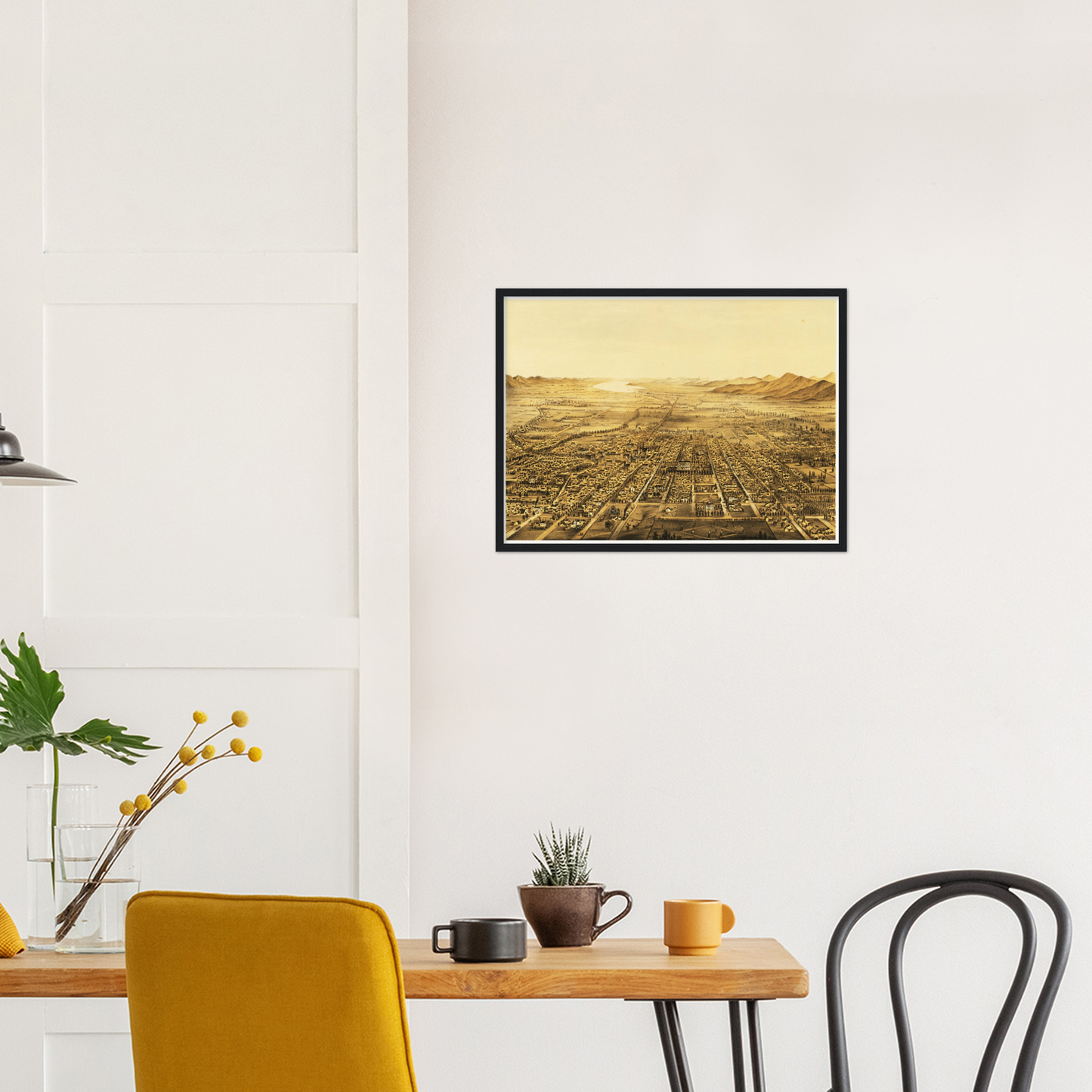 Historical city map  Test product horizontal 3 sizes