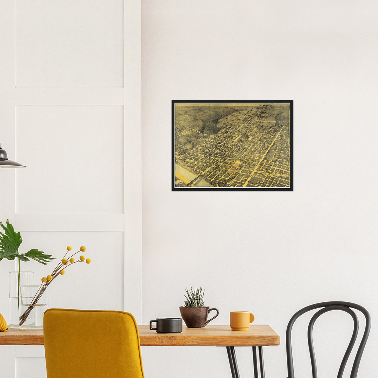 Historical city map  Test product horizontal 3 sizes