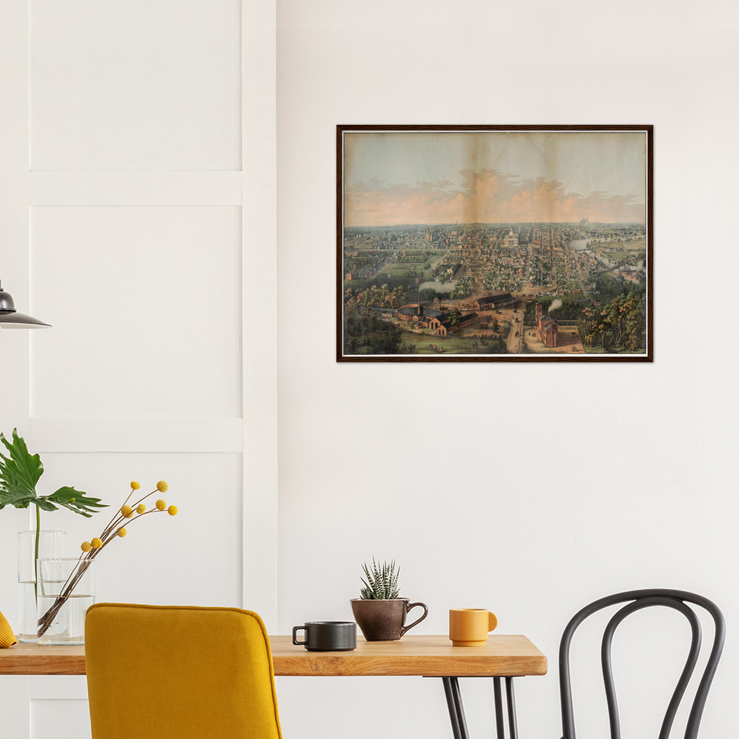 Historical city map  Test product horizontal 3 sizes