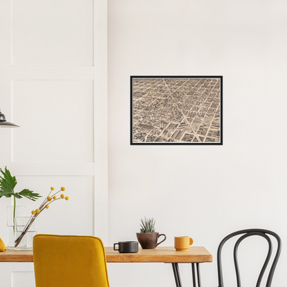 Historical city map  Test product horizontal 3 sizes