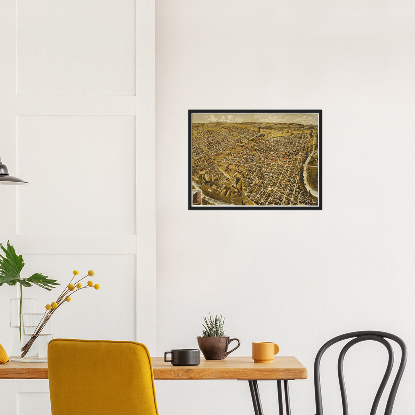 Historical city map  Test product horizontal 3 sizes