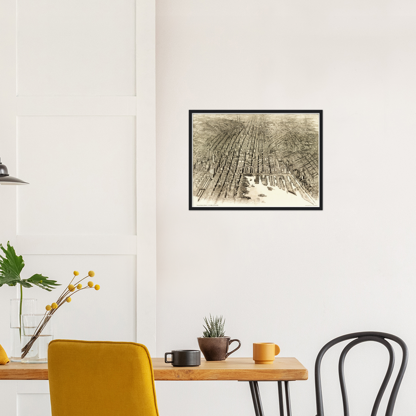 Historical city map  Test product horizontal 3 sizes