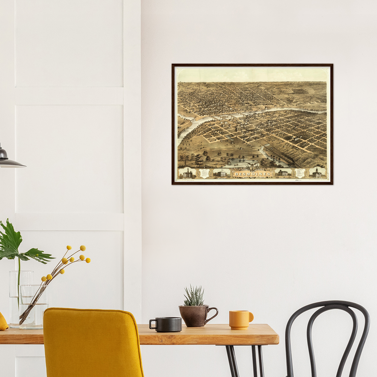 Historical city map  Test product horizontal 3 sizes