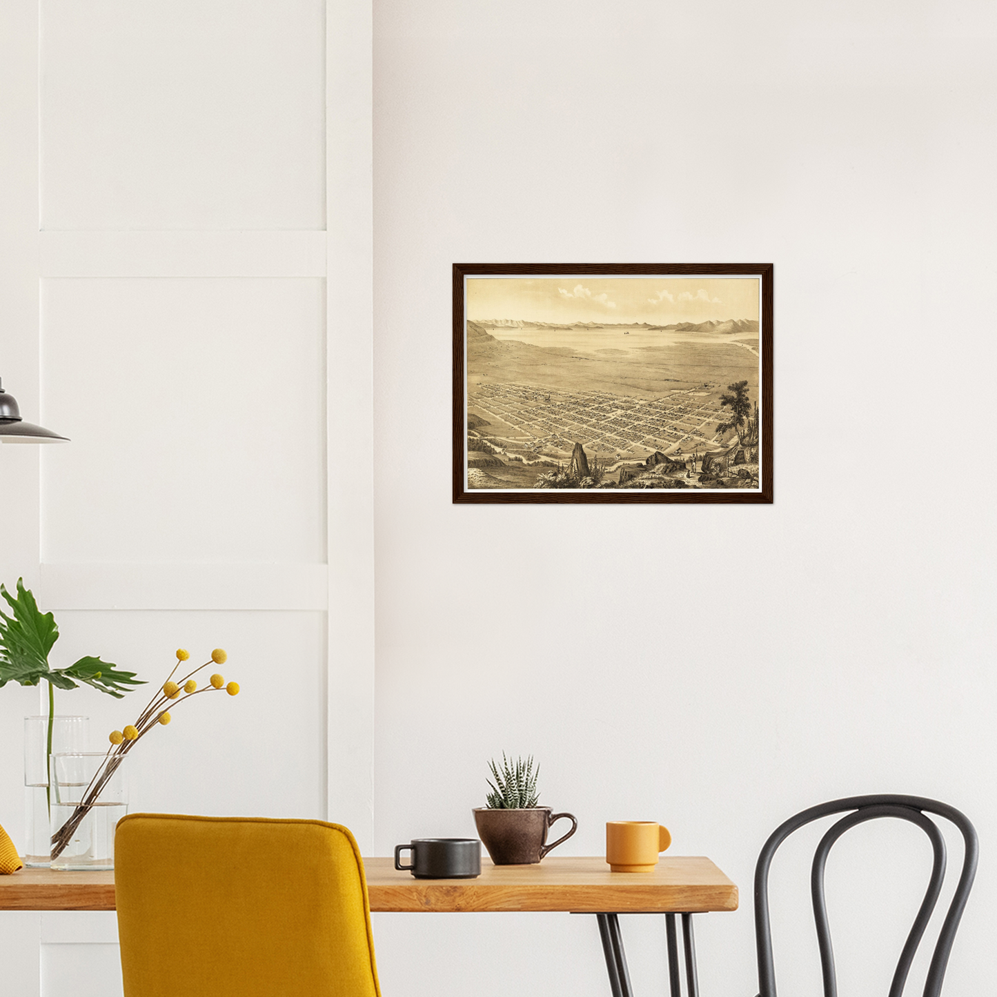 Historical city map  Test product horizontal 3 sizes