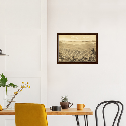 Historical city map  Test product horizontal 3 sizes