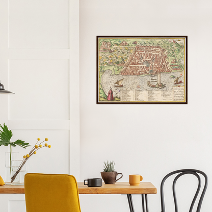 Historical city map  Test product horizontal 3 sizes