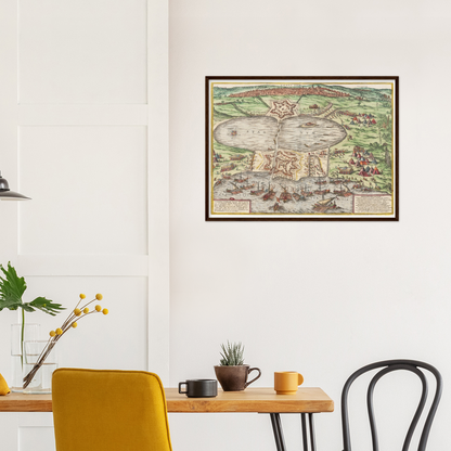 Historical city map  Test product horizontal 3 sizes