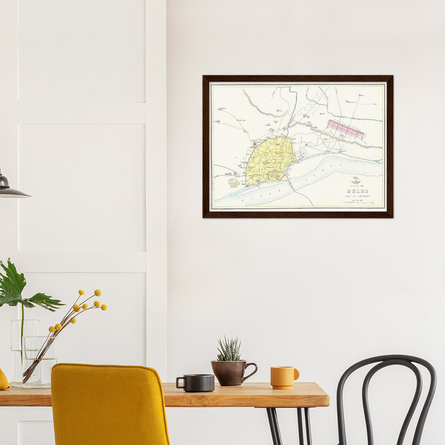 Historical city map  Test product horizontal 3 sizes