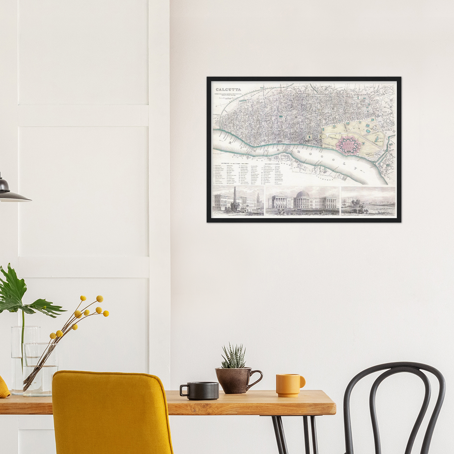 Historical city map  Test product horizontal 3 sizes