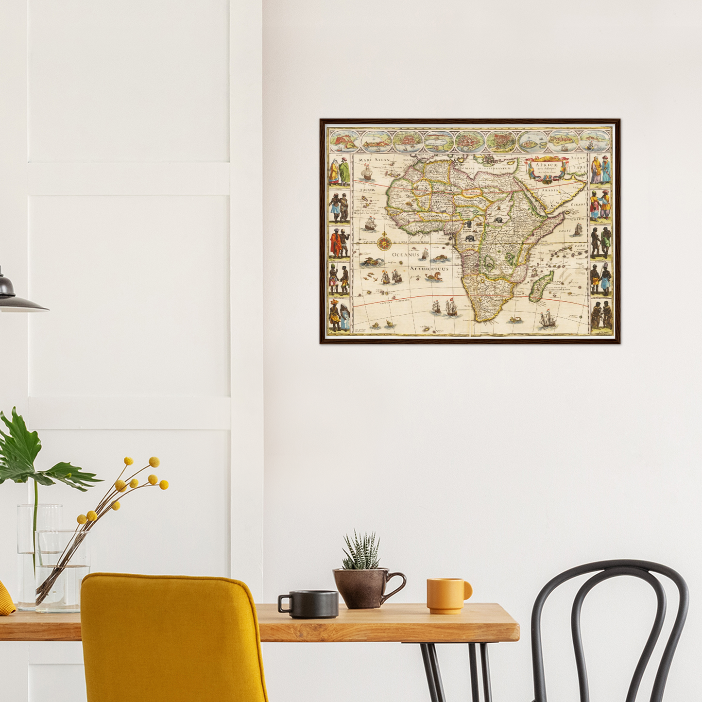 Historical city map  Test product horizontal 3 sizes