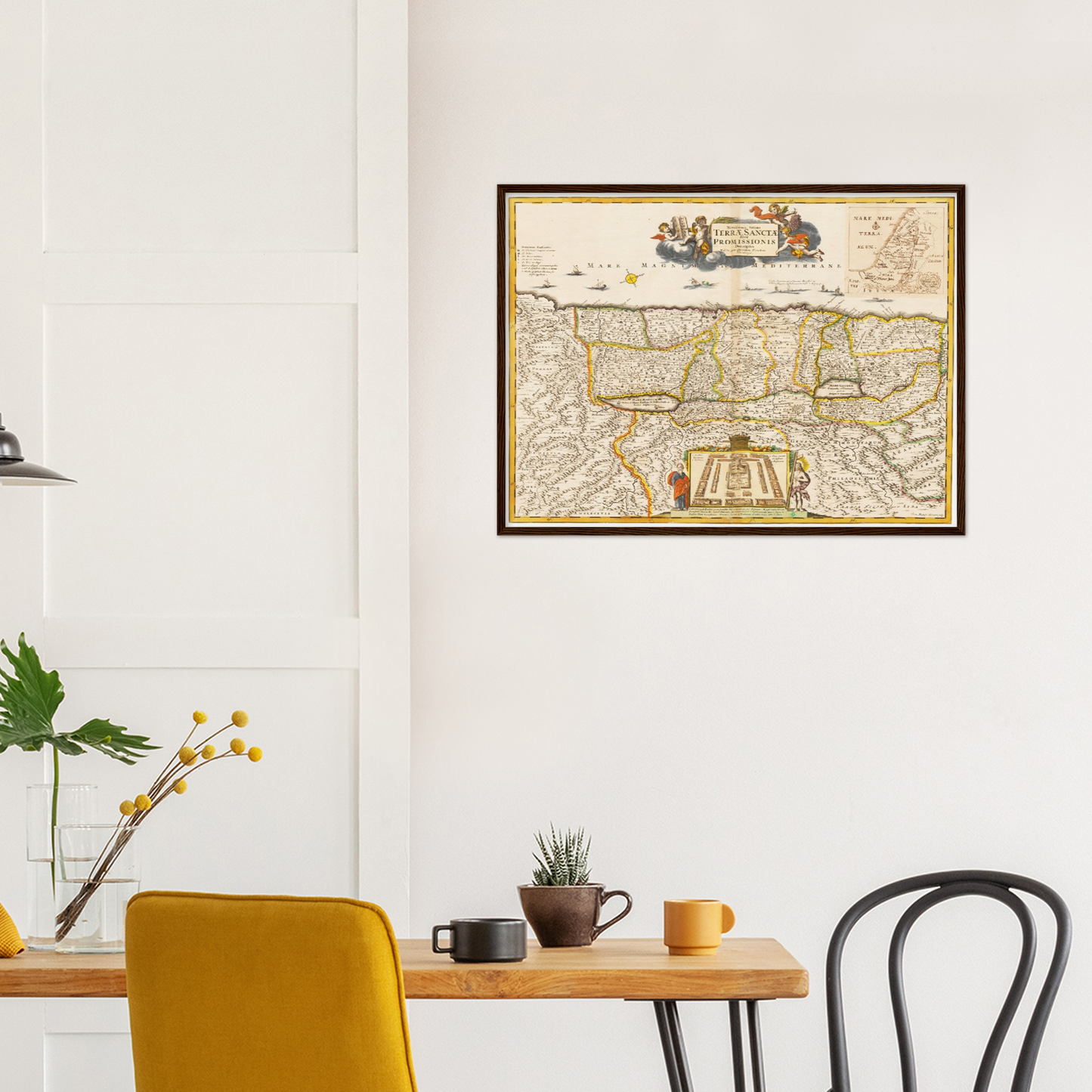 Historical city map  Test product horizontal 3 sizes