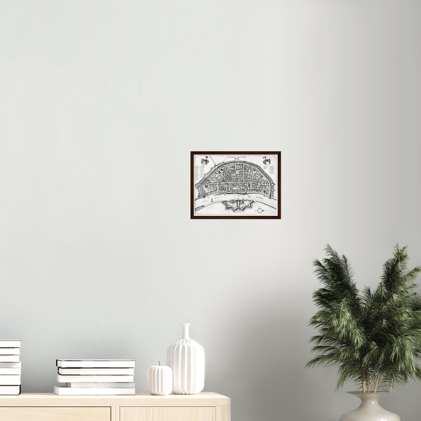 Historical city map  Test product horizontal 3 sizes