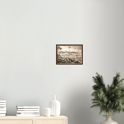 Historical city map  Test product horizontal 3 sizes