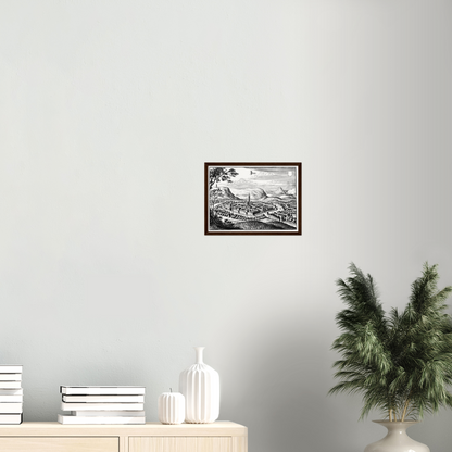 Historical city map  Test product horizontal 3 sizes