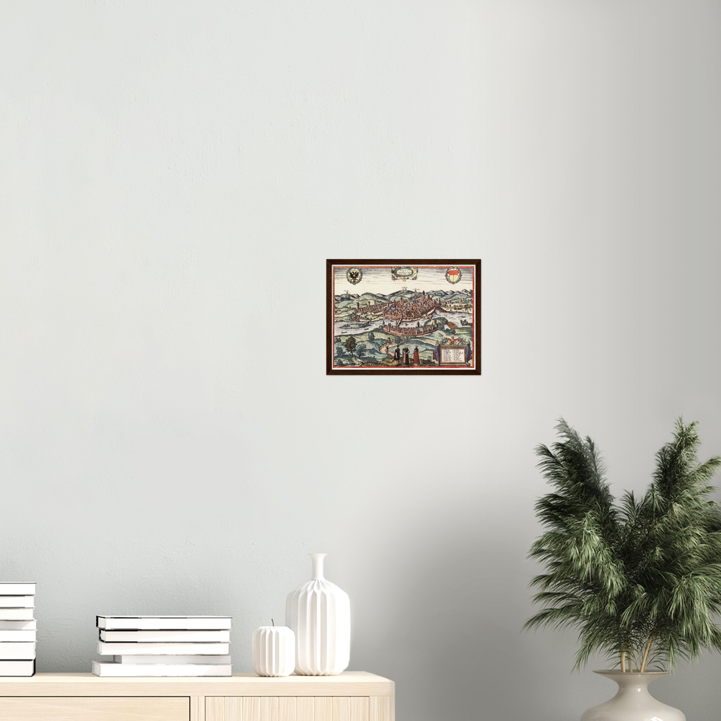 Historical city map  Test product horizontal 3 sizes