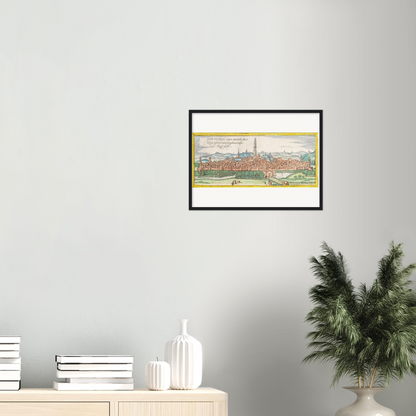 Historical city map  Test product horizontal 3 sizes