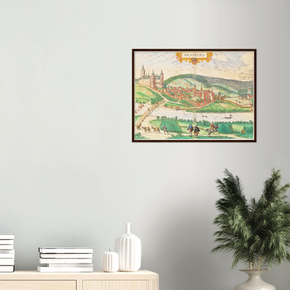 Historical city map  Test product horizontal 3 sizes