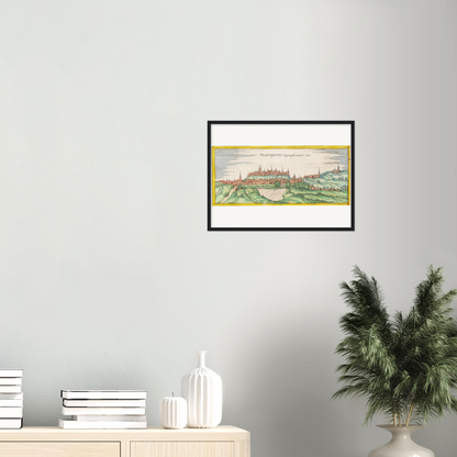 Historical city map  Test product horizontal 3 sizes