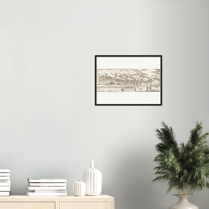 Historical city map  Test product horizontal 3 sizes