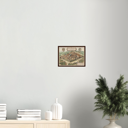 Historical city map  Test product horizontal 3 sizes