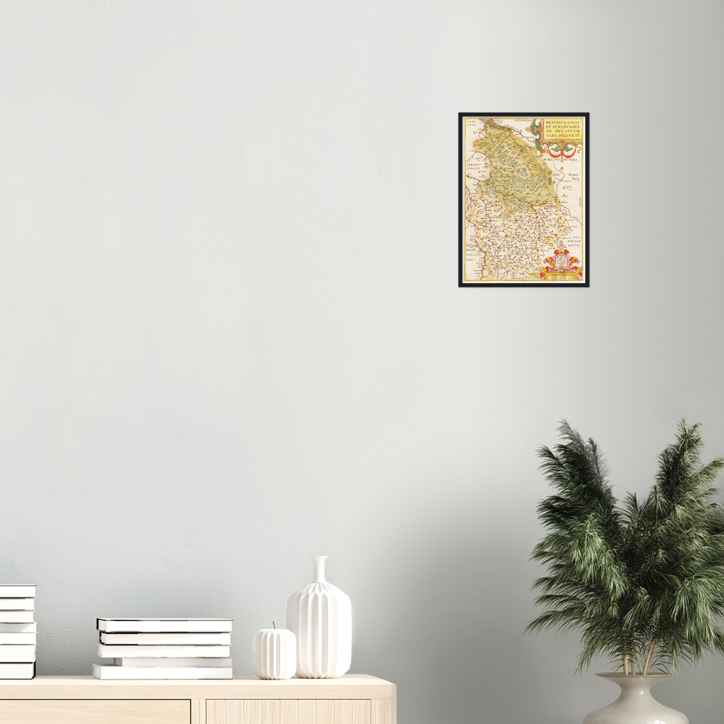 Historical city map  Test product horizontal 3 sizes