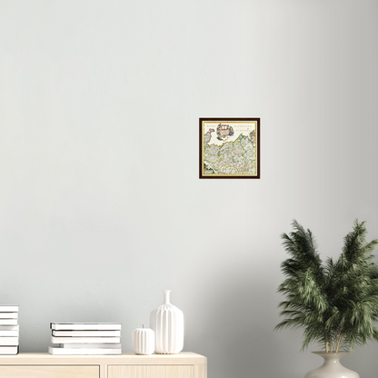 Historical city map  Test product horizontal 3 sizes