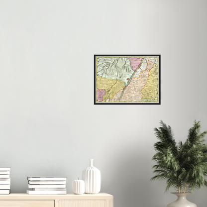 Historical city map  Test product horizontal 3 sizes