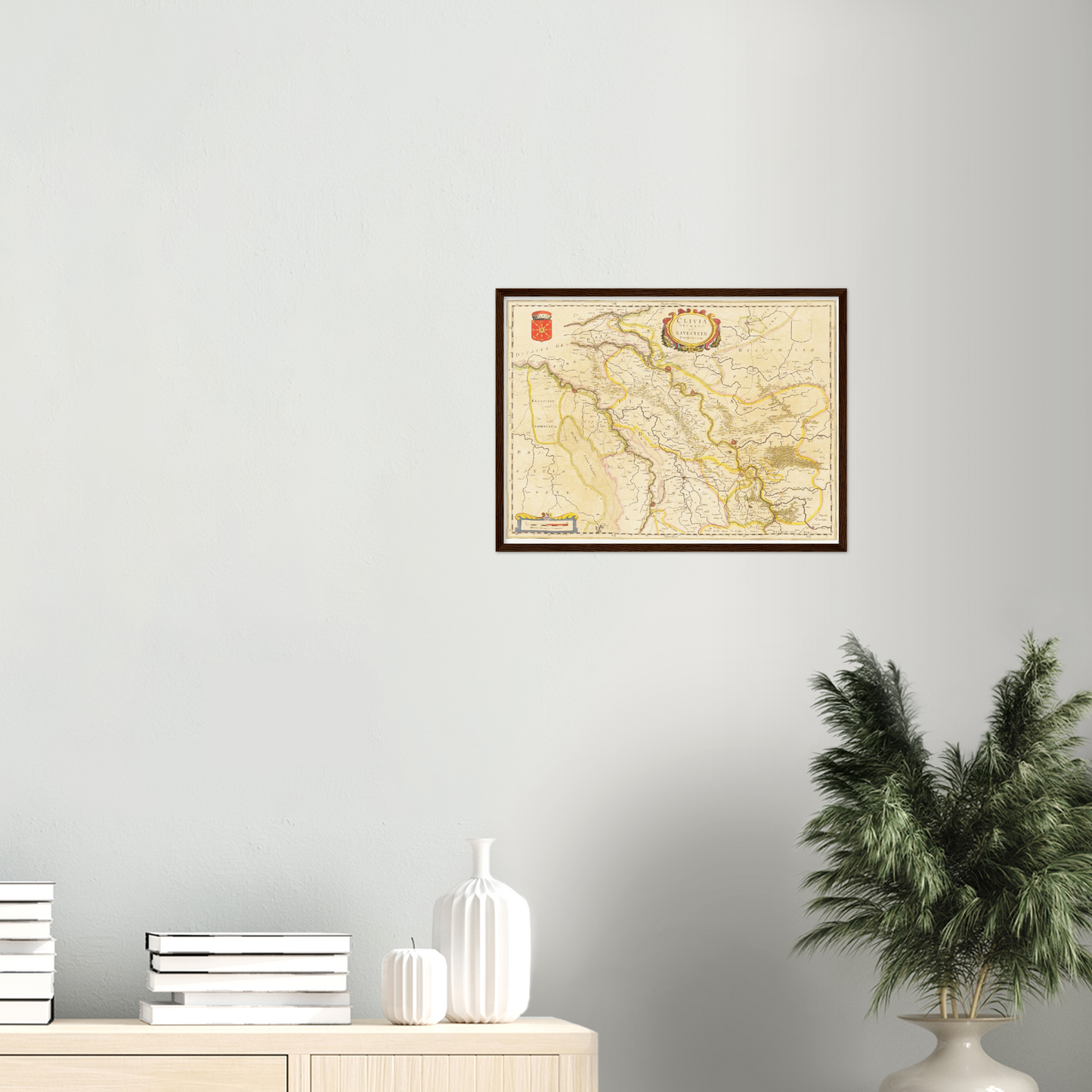 Historical city map  Test product horizontal 3 sizes