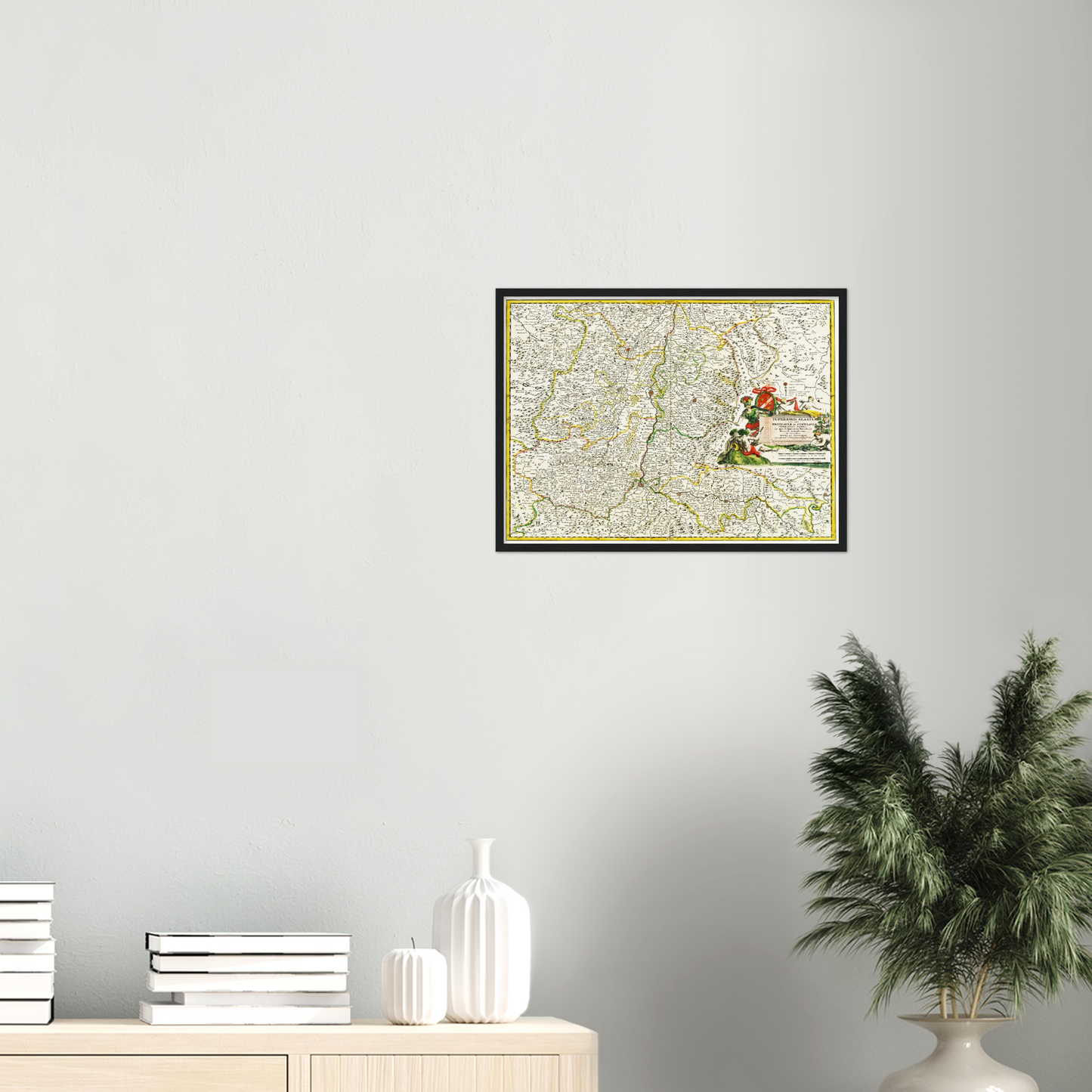Historical city map  Test product horizontal 3 sizes