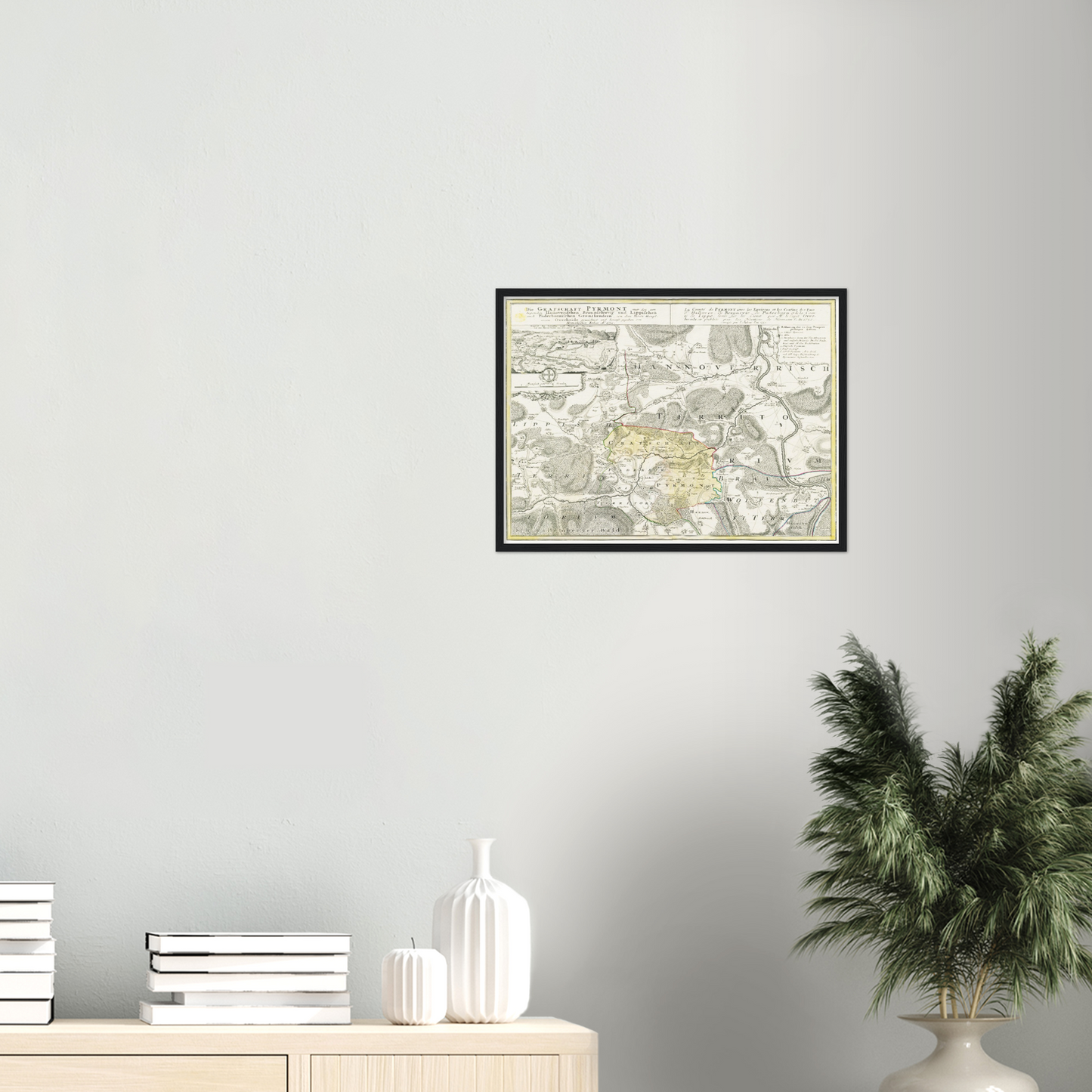 Historical city map  Test product horizontal 3 sizes