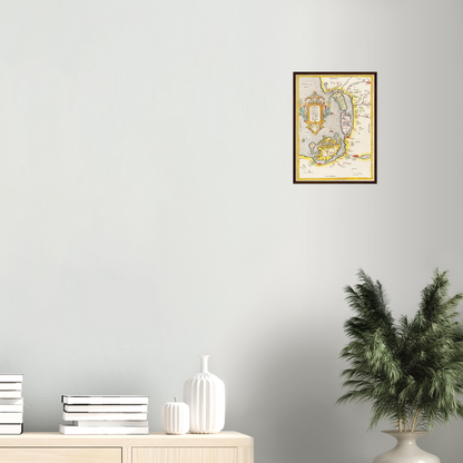 Historische Landkarte Rügen & Usedom um 1609