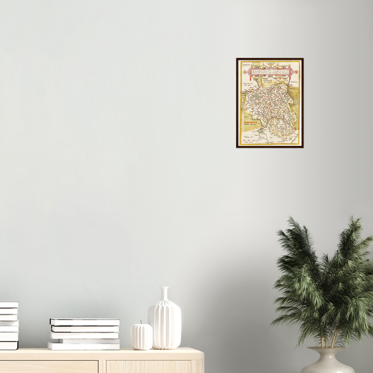 Historical city map  Test product horizontal 3 sizes