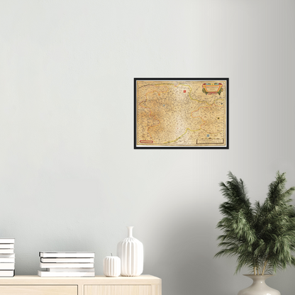 Historical city map  Test product horizontal 3 sizes