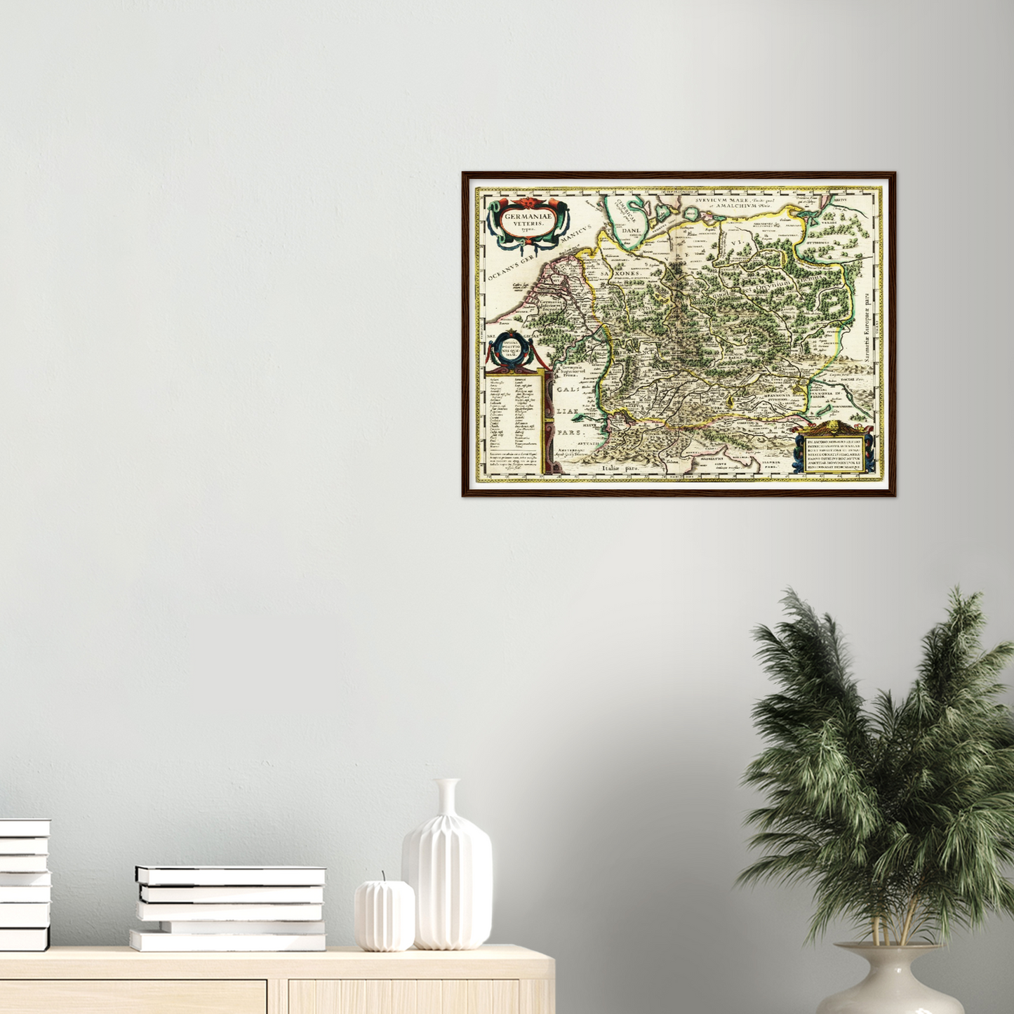 Historical city map  Test product horizontal 3 sizes
