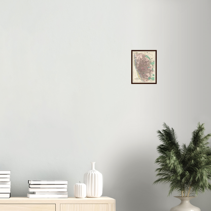 Historical city map  Test product horizontal 3 sizes