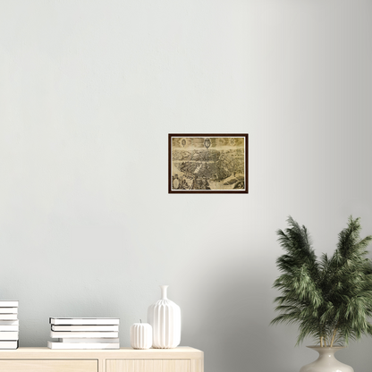 Historical city map  Test product horizontal 3 sizes