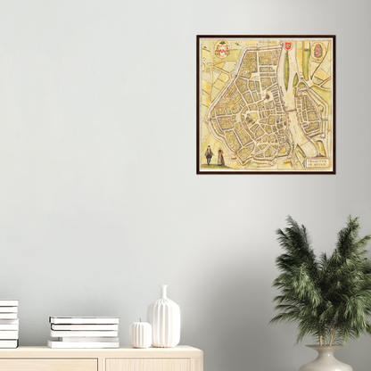 Historical city map  Test product horizontal 3 sizes