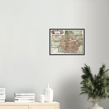 Historical city map  Test product horizontal 3 sizes