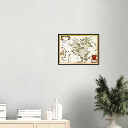 Historical city map  Test product horizontal 3 sizes