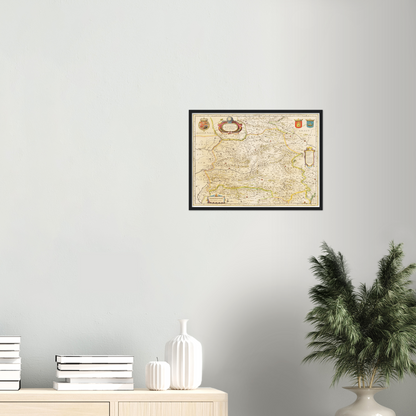 Historical city map  Test product horizontal 3 sizes