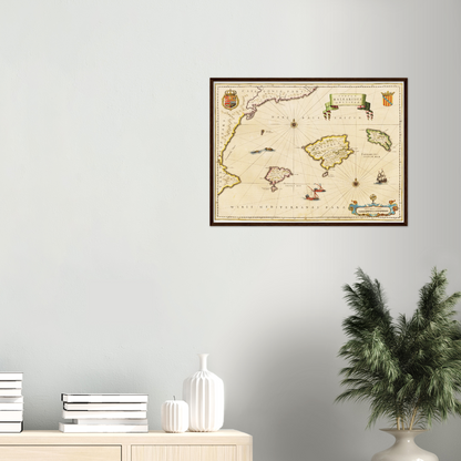Historical city map  Test product horizontal 3 sizes