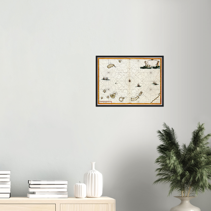 Historical city map  Test product horizontal 3 sizes