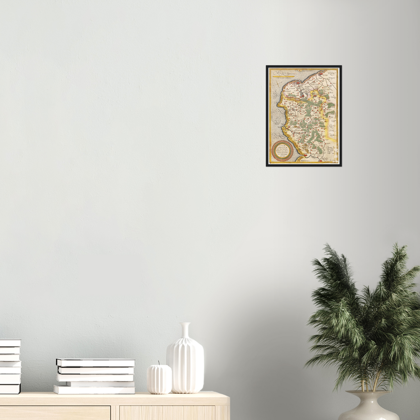 Historical city map  Test product horizontal 3 sizes